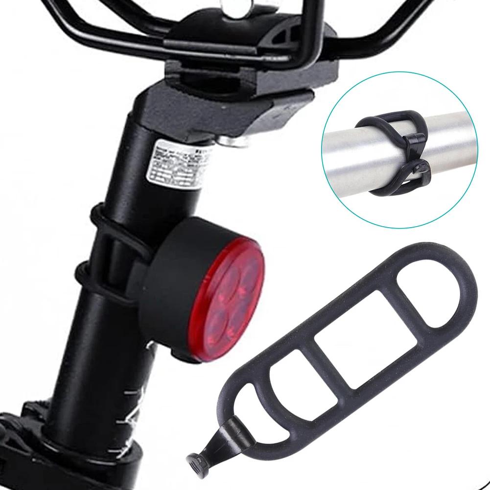 Bicycle Silicone Band Bike Light Elastic BandSmall Hook Cycling Headlight Strap Waterproof Non Slip for MTB Road Bik